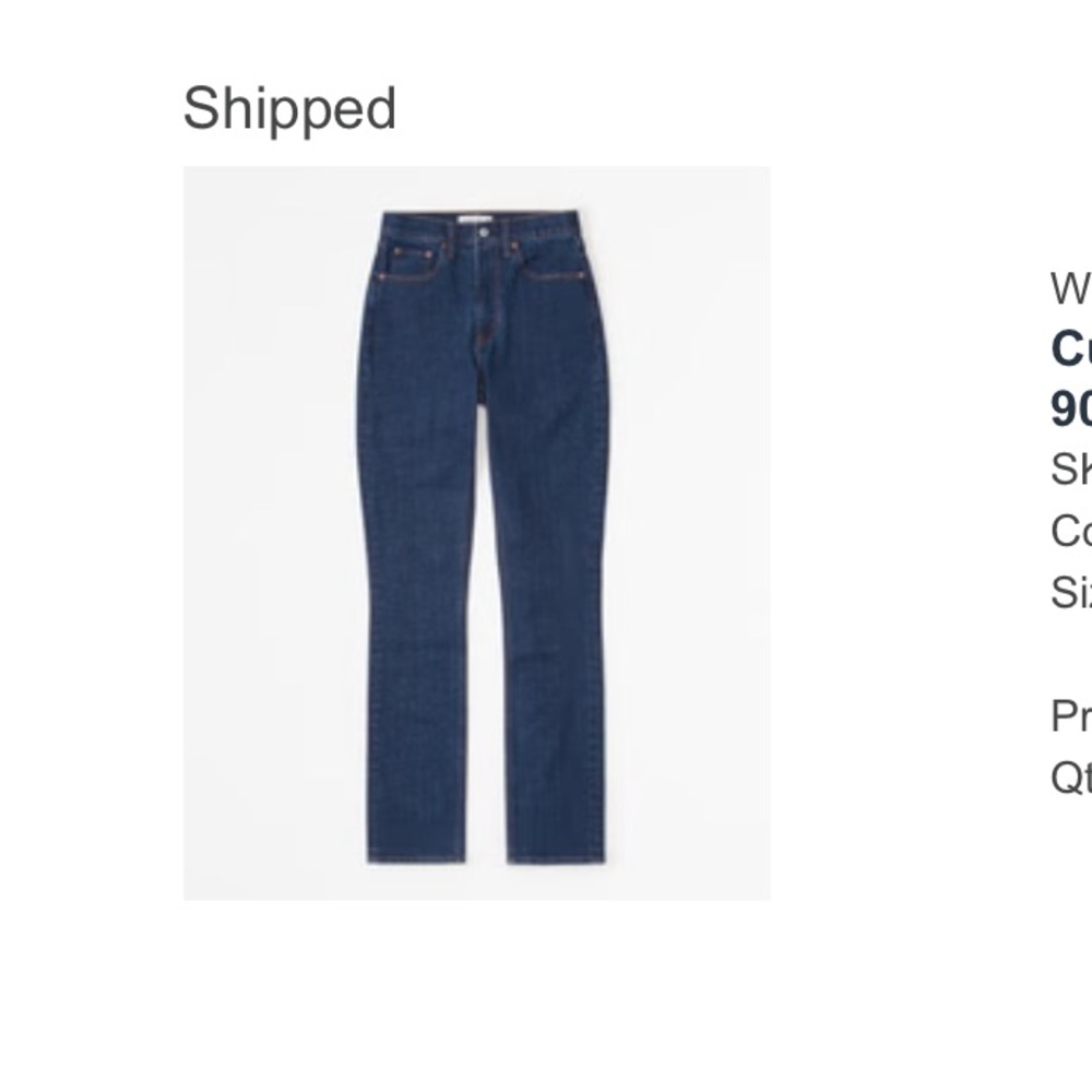 Abercrombie jeans - 29 L